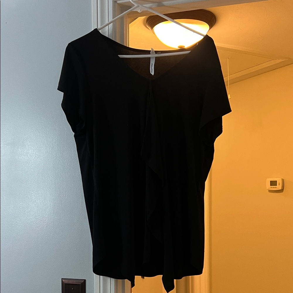 NY Collection Elegant Black Women's Blouse